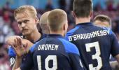 EURO 2020 B Grubu'nda Finlandiya, Danimarka'yı 1-0 mağlup etti