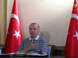 Cumhurbaşkanı Erdoğan: “Kıbrıs Türklerinin uluslararası görüşmelerde masadaki tek talebi, egemen devlet statülerinin tanınmasıdır”