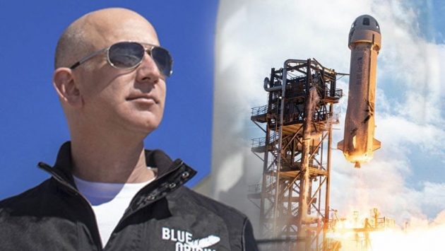 Milyarder işadamı Jeff Bezos, bugün uzaya seyahat ediyor