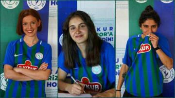 Çaykur Rizespor Kadın Futbol Takımında  3 Yeni Transfer