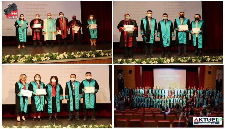 Rize Recep Tayyip Erdoğan Üniversitesinde Akademik Yükselme Töreni Gerçekleştirildi
