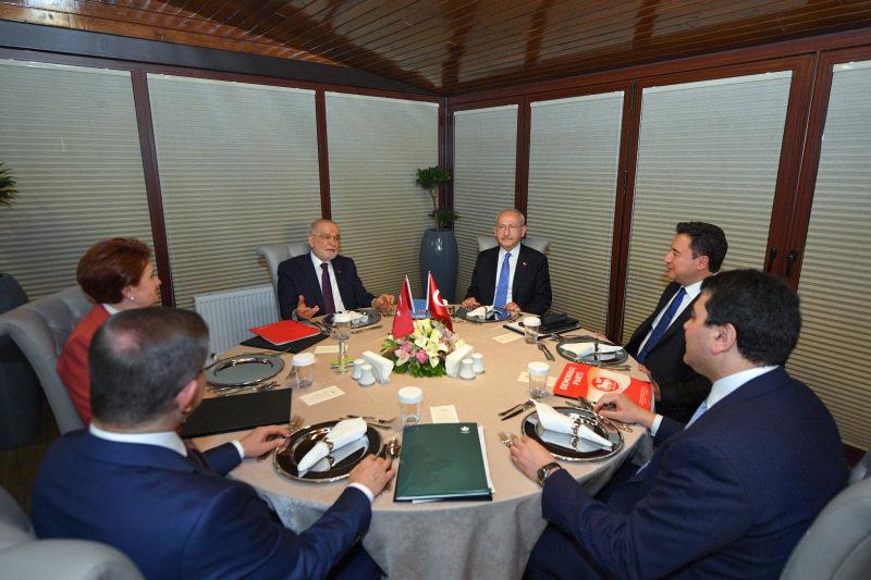 Kılıçdaroğlu’nun daveti üzerine 6 Siyasi Parti Lideri Çalışma Yemeğinde Bir Araya Geldi