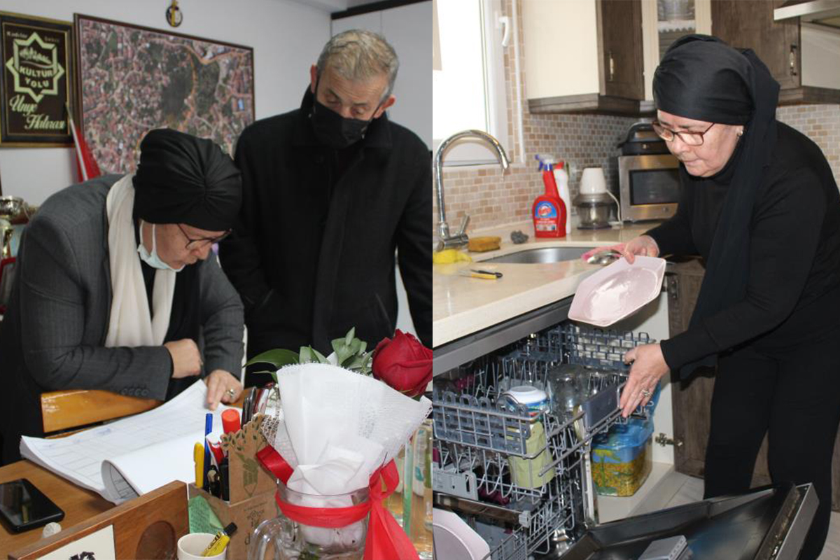 Karadeniz’de 48 yıldır evinin hanımı, 18 yıldır mahallesinin muhtarı