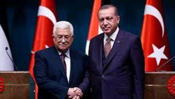 Cumhurbaşkanı Erdoğan, Filistin Devlet Başkanı Abbas ile, Terörist İsrail’in Saldırılarını görüştü