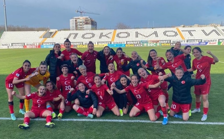 Kadın Milli Futbol Takımı Deplasmanda Bulgaristan’ı 2-0 mağlıp Etti
