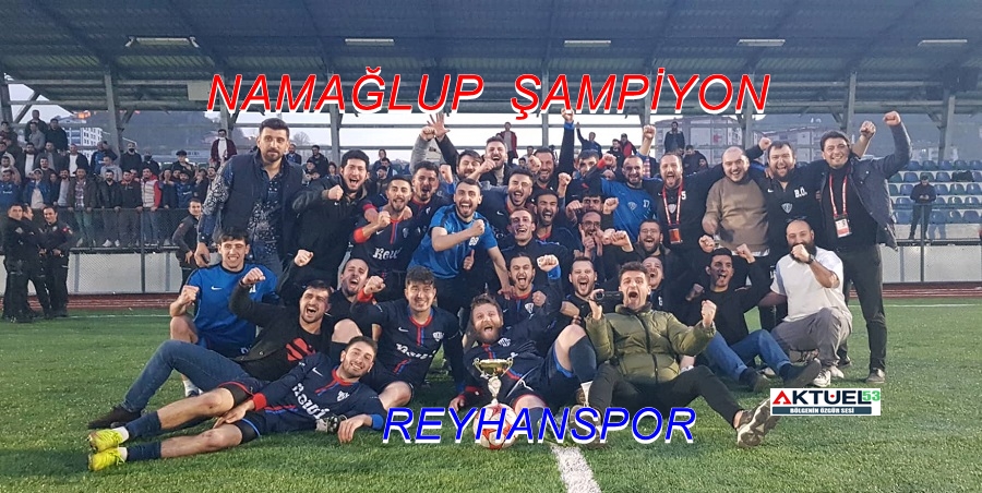 Namağlup Reyhanspor, 9 kişi Kaldığı Maçta şampiyon oldu video