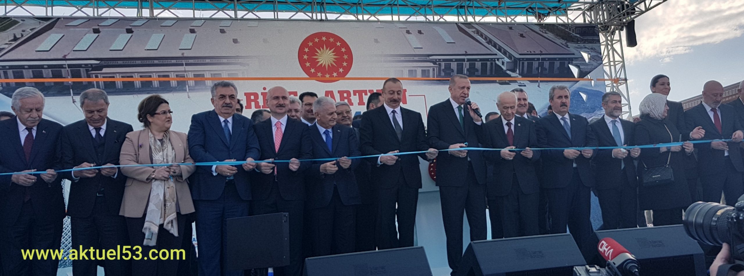 Rize Artvin Hava Alanı, Cumhurbaşkanı Recep Tayyip Erdoğan Tarafından Açıldı