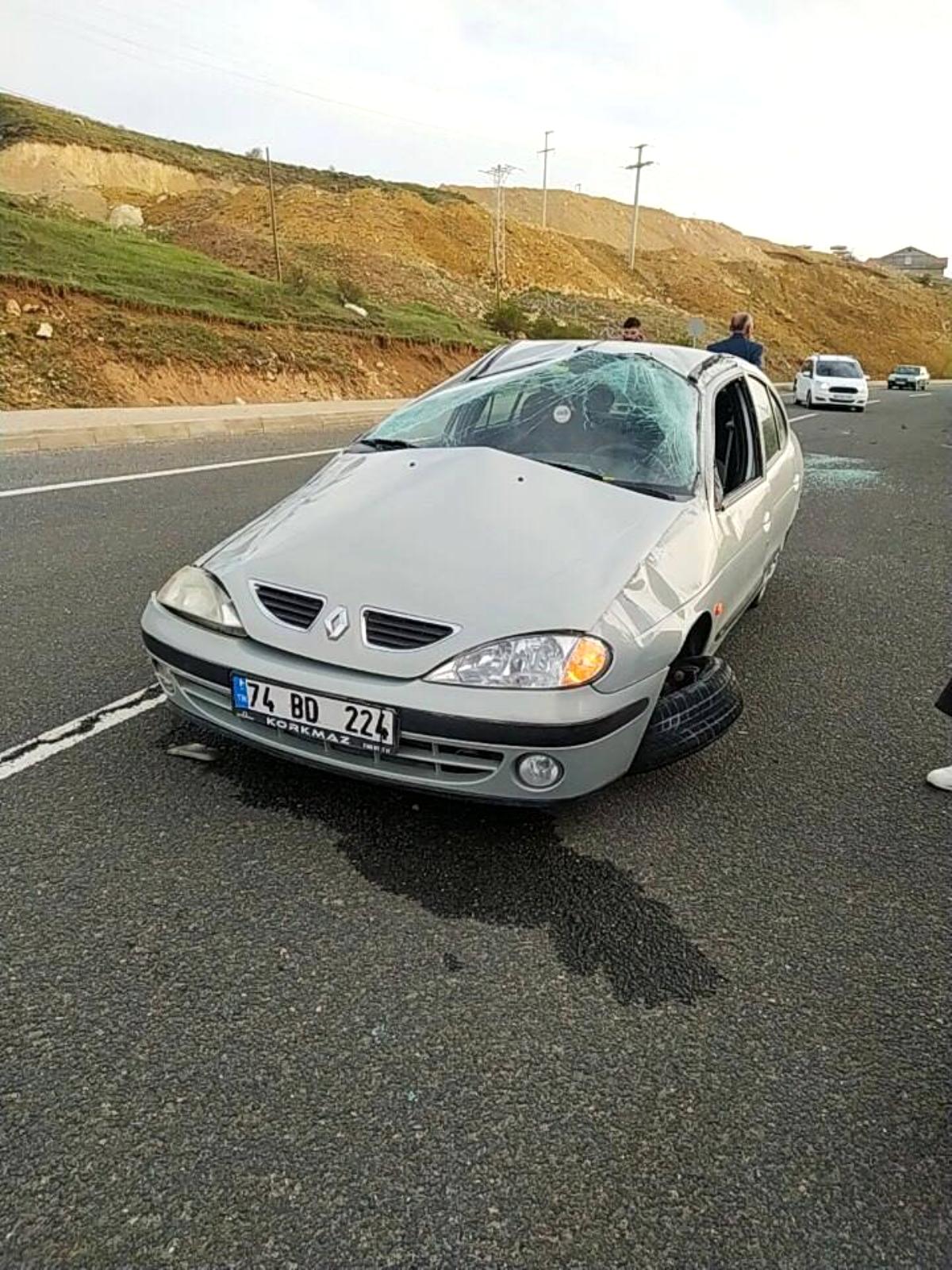 Bayburt’ta trafik kazası