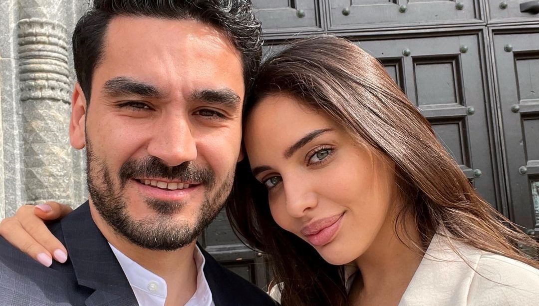 Futbolcu İlkay Gündoğan ile Sara Arfaoui evlendi