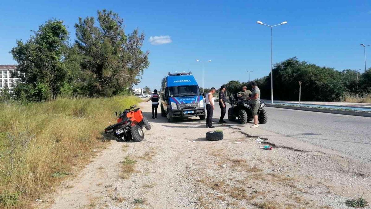 Son dakika: ATV kazasında Fransız anne ve kız ölümden döndü