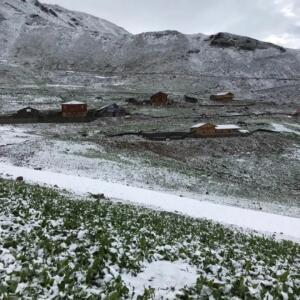 Dört Mevsimin Yaşandığı Rize'de Yazın Ortasında Kar Süprizi