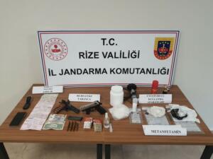 Rize'de uyuşturucu operasyonunda bir kişi yakalandı