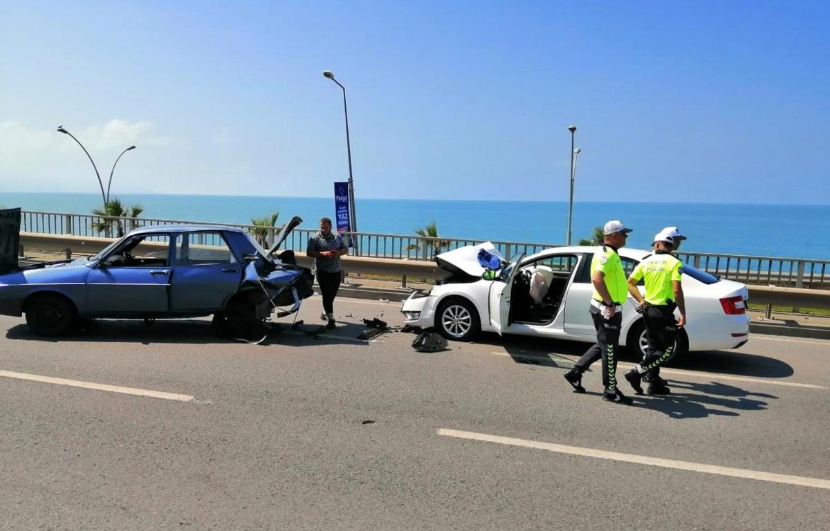 Trabzon’da trafik kazası