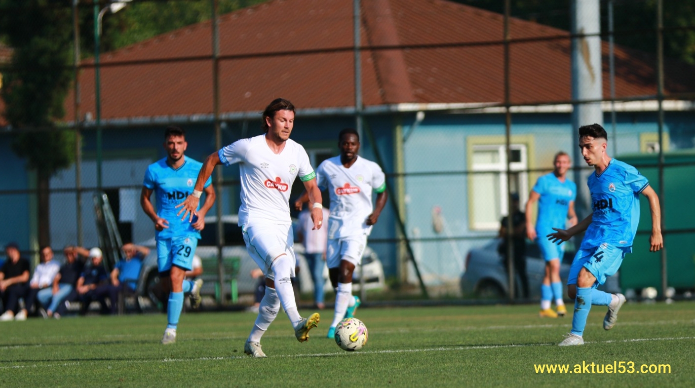 Rizespor-Pazarspor’u hazırlık Maçında 2-0 mağlup Etti