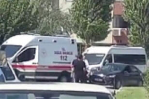 Hastane önünden ambulans çalındı