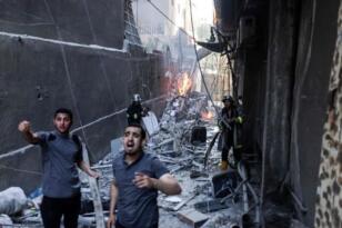Terör Devleti İsrail Yine Gazze’ye saldırdı, 10 Şehit 55 Yaralı