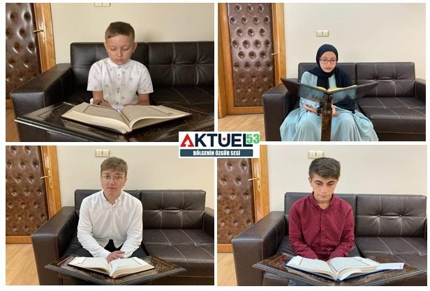Rize’de Kur’an-ı Kerim’i Yüzünden Güzel Okuma Yarışması il finalini gerçekleşti