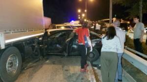 Samsun'da feci kaza, 23 araç birbirine girdi,Çok Sayıda Yaralı var