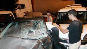 Samsun'da feci kaza, 23 araç birbirine girdi,Çok Sayıda Yaralı var