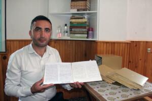 Karadeniz'li Genç İmam,8 ayda Kur’an-ı Kerim’i elle yazdı