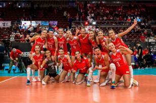 A Milli Kadın Voleybol Takımı, Hırvatistan’ı setlerde 3-0 mağlup ederek Dünya Şampiyonası’nda son 16’ya kaldı