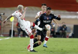 Trabzonspor Avrupa Liginde Monaco'ya 3-1 mağlup Oldu 