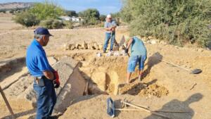 Tarlada 2 bin 400 yıl önce yapıldığı Tahmin Edilen oda mezar bulundu