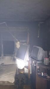 Rize'de yabancı uyruklu şahısların kaldığı binada yangın çıktı