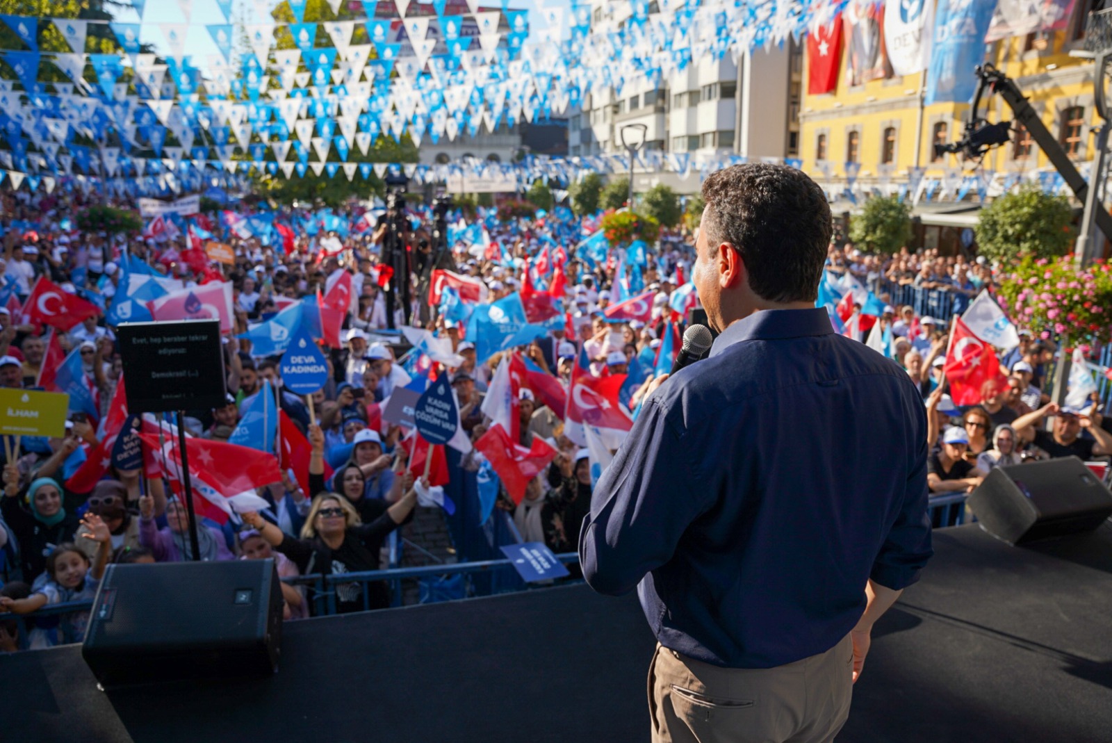 Deva Partisi genel Başkanı Babacan, 5.Mitingini Trabzon’da Yaptı