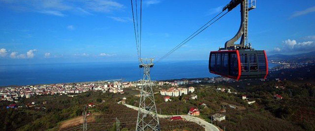 Karadeniz’in en uzun teleferiği Trabzon’da