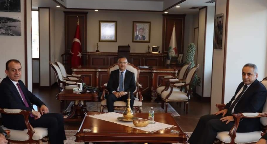 Türk Büro Sen Genel Başkanı Türkeş’ten ,Vali Çeber’e ziyaret