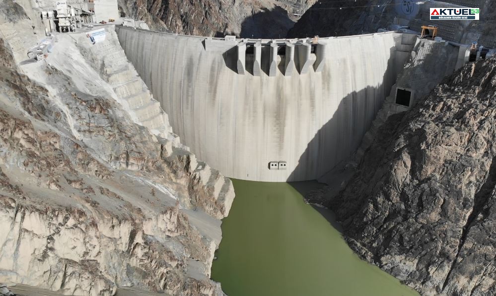 Türkiye’nin 1.,Dünya’nın 5. Büyük Yusufeli Barajı’nda sular yükselmeye başladı