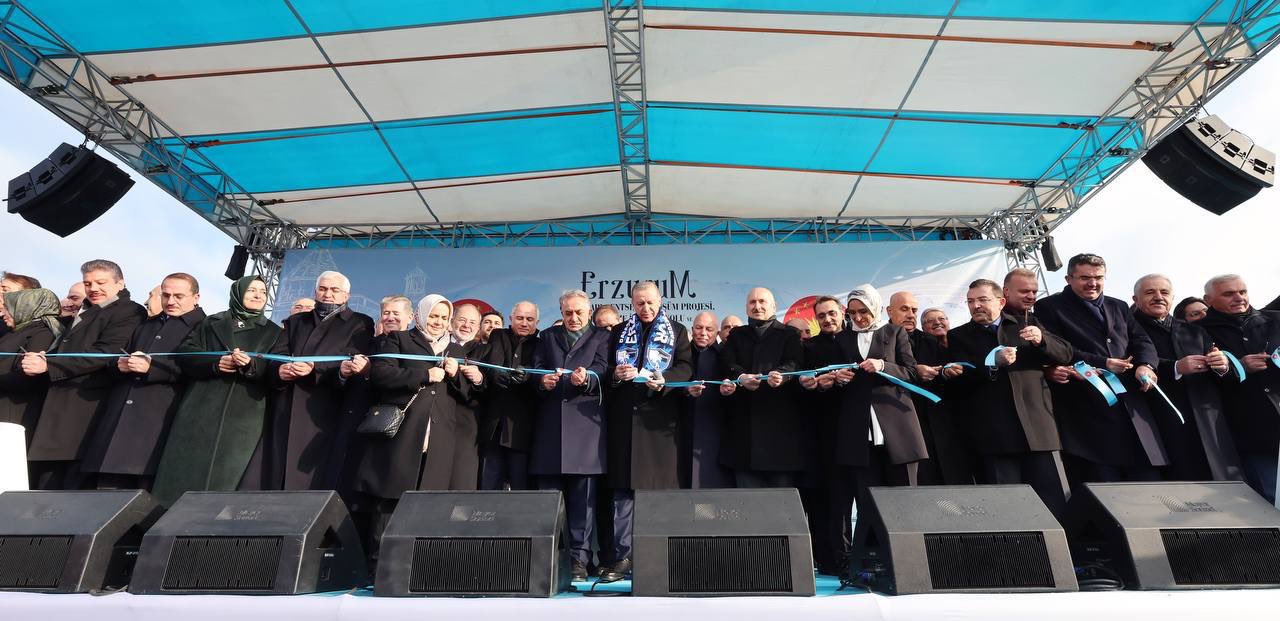 Cumhurbaşkanı Erdoğan,Erzurum’da Toplu Açılış Törenine Katıldı