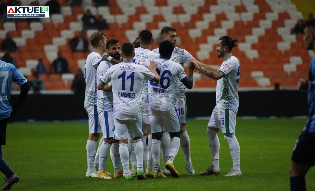 Rizespor ,deplasmanda Adana Demirspor’u 4-3 mağlûp  ederek kupada saf dışı bıraktı
