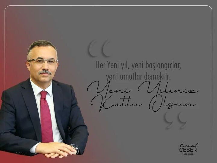 Vali Kemal Çeber’den Yeni Yıl Mesajı
