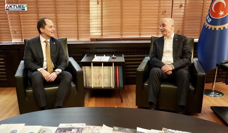 Erbakan’dan ,TÜRK İŞ Başkanı Atalay’a Ziyaret