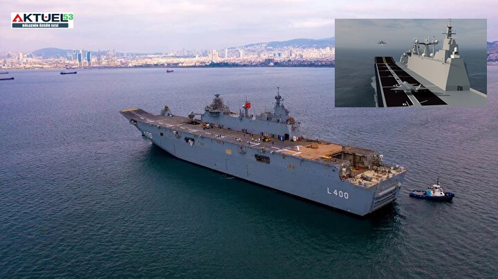 Türkiye’nin İlk Savaş Gemisi TCG ANADOLU,Türk Donamasına Büyük Güç Katacak!