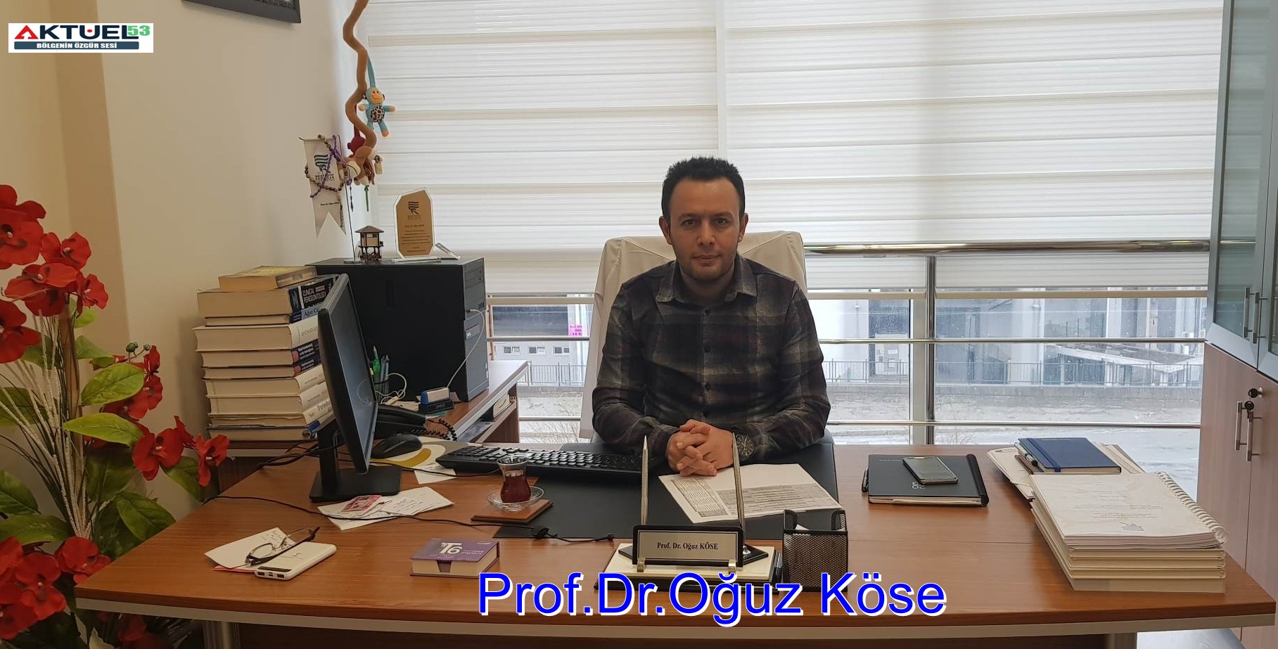 Recep Tayyip Erdoğan Üniversitesi Diş Hekimliği fakültesi Kadrosunun ilk Profesörü Oğuz Köse
