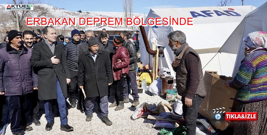 Fatih Erbakan, 322 Tır  Yardım Malzemesi, 7 Aş Evi Binlerce Gönülllü İle Deprem Bölgesindeyiz