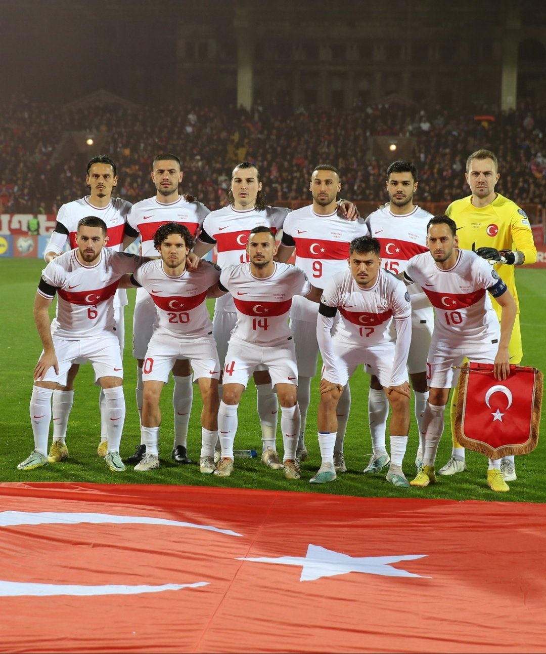 A Milli Takımımız, 1-0 geriye düştüğü maçta,Ermenistan’ı deplasmanda 2-1 mağlup etti