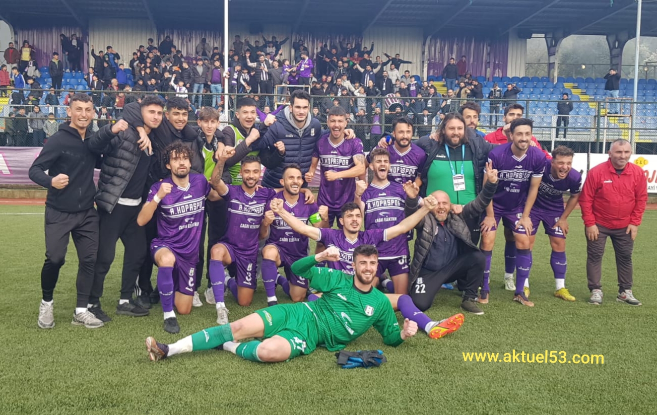 Hopaspor,68 Aksaray Belediyespor’u 2-0 mağlup etti