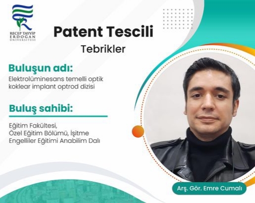 Recep Rayyip Erdoğan Üniversitesinde, işitme engelliler için yeni cihaz geliştirildi