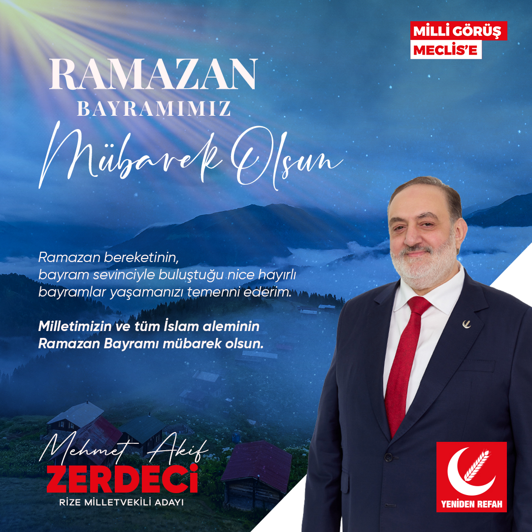 Mehmet Akif  Zerdeci’den Bayram Mesajı