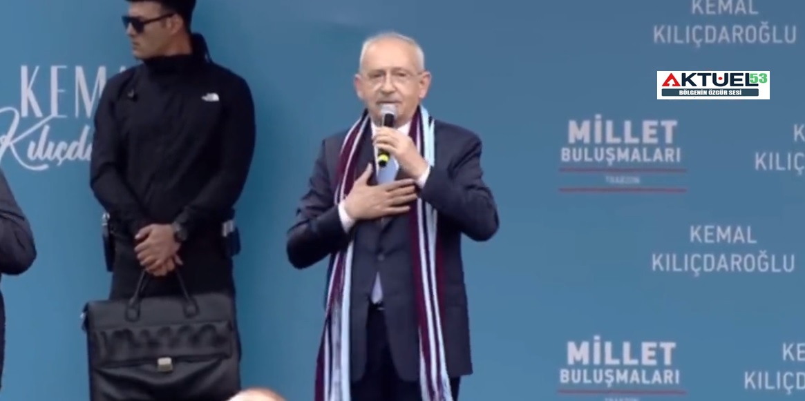 Millet İttifakı Adayı Kemal Kılıçdaroğlu, Millet Buluşması’nda Trabzon’da