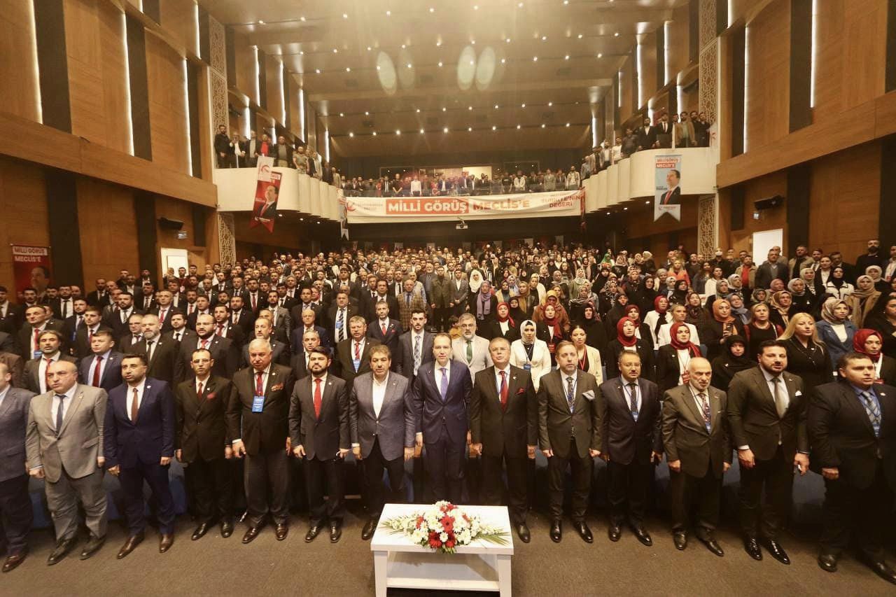 Erbakan’ında Aday oduğu ,Yeniden Refah Partisi’nin İstanbul milletvekili aday tanıtım toplantısı