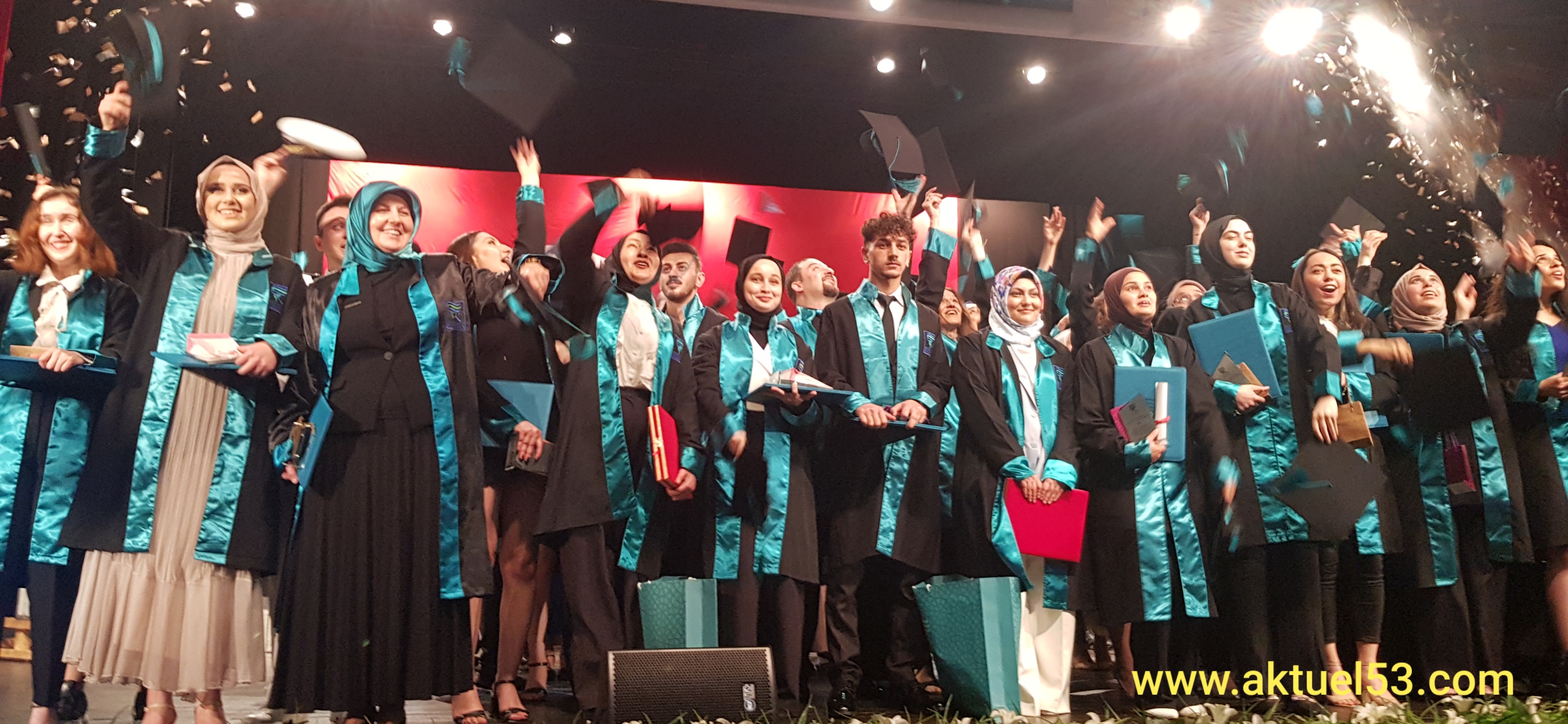 RTEÜ’de mezuniyet Töreni Coşkusu