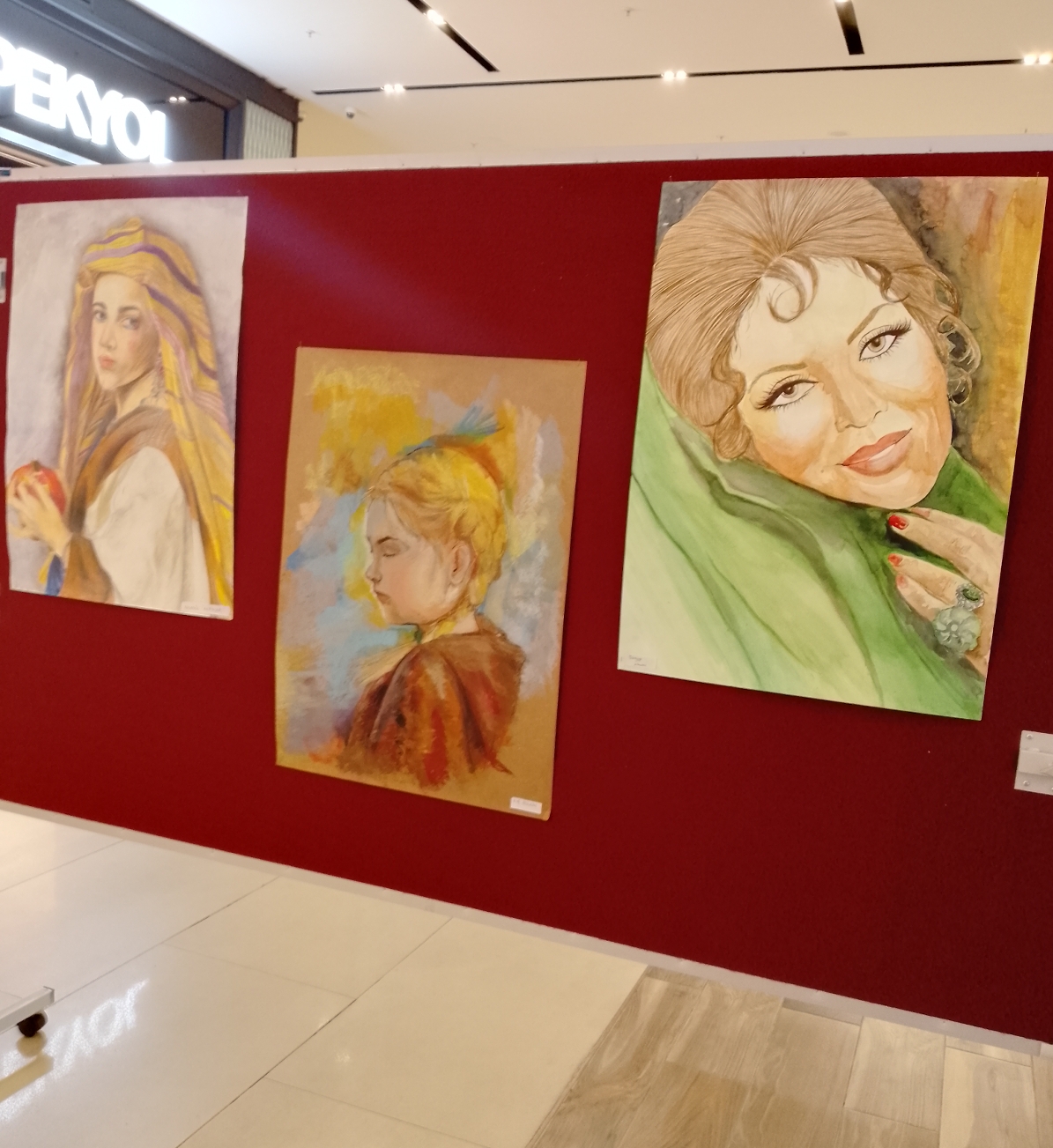 Rize Türk Telekom Güzel Sanatlı öğrencileri, gözlere hitap etti