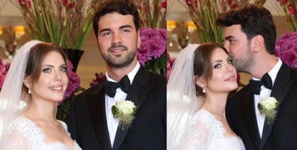 Eda Ece ile Buğrahan Tuncer evlendi: Düğüne ünlü akını