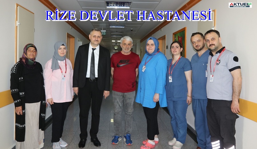 Yürüyemez durumda olan şeker hastası Ali Ekşi ,Rize’de sağlığına kavuştu