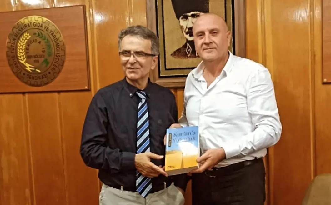 Prof. Dr. Şaban Şimşek,TEK GIDA İŞ  sendikası Rize şube başkanlığını ziyâret Etti